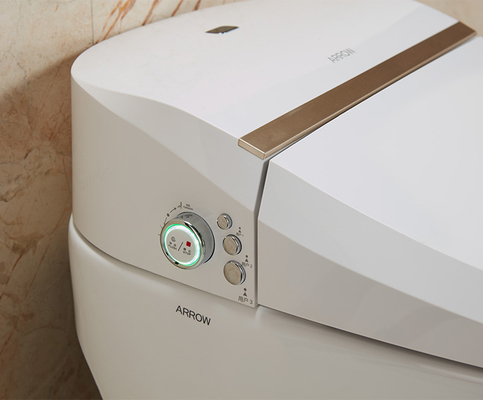 Air Dry Functional Modern Smart Toilet , Siphonic Self Heating Toilet Seat