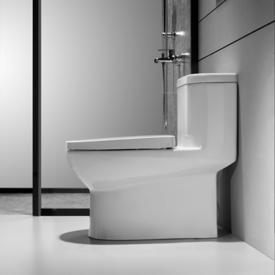 Round Bowl 1.1GPF One Piece Toilets  Siphon Flush 4L