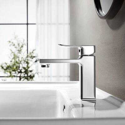 ARROW Brand 59# Brass Single Hole Basin Mixer Faucet with Ceramic Valve Core and Chrome Finish