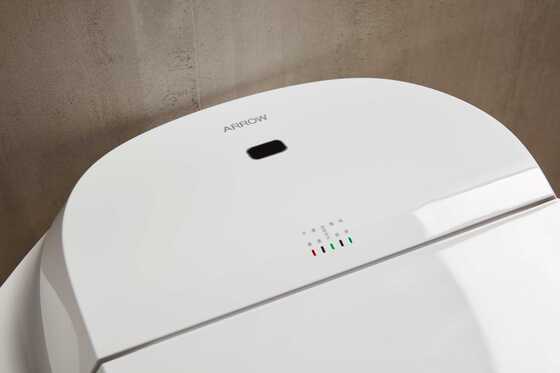 Arrow Brand Ceramic Smart Toilet with Concealed Tank and 2 Year Warranty for Modern Bathrooms