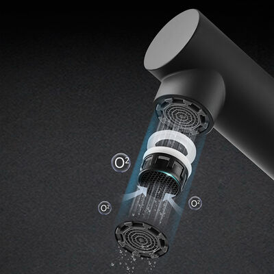 ARROW Modern Matte Black Single Hole Basin Mixer Faucet with Ceramic Valve Core for Bathroom Sink Tap