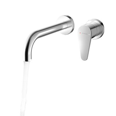 5 Year Warranty Brass Construction Wall-mounted Basin Mixer Faucet for Bathroom and Hotel