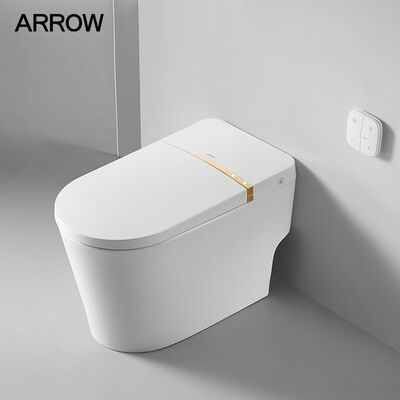 ARROW Modern Smart Toilet with Siphon Flushing Heated Seat and Remote Control Intelligent Bidet Toilet