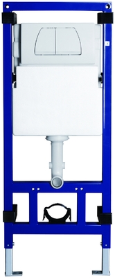 3/6L Concealed Water Cistern SS Frame PVC For Self Standing Toilet