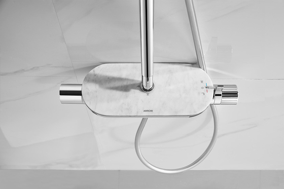 ARROW AMG14SH851 Thermostatic Bath Shower Mixer Set Chrome Brass