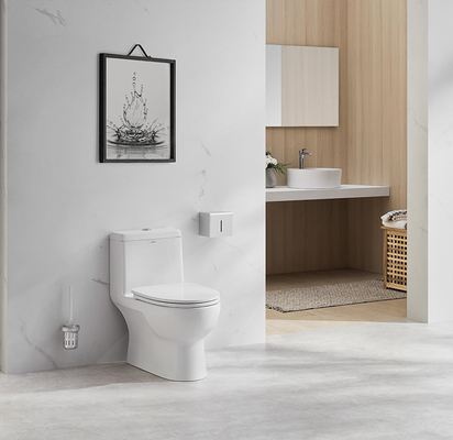 Soft Closed One Piece Toilets Siphonic Flushing  720×374×727mm